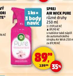 AIR WICK PURE SPREJ