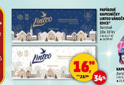 LINTEO PAPÍROVÉ KAPESNÍKY