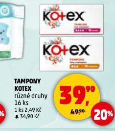 TAMPONY KOTEX