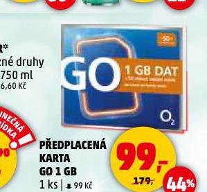 PŘEDPLACENÁ KARTA GO