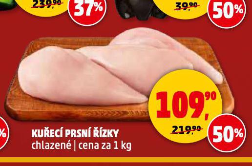 KUŘECÍ PRSNÍ ŘÍZKY