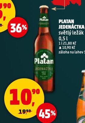 PIVO PLATAN JEDENÁCTKA