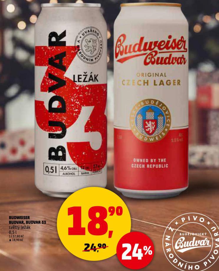 PIVO BUDVAR 33
