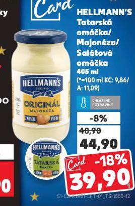 HELLMANN'S MAJONÉZA