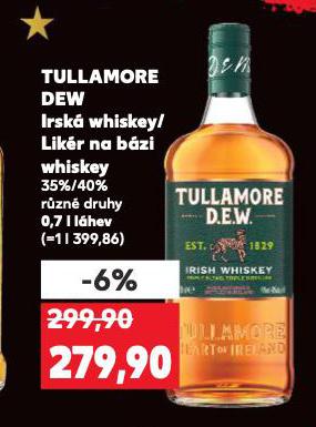 TULLAMORE DEW LIKÉR NA BÁZI WHISKY