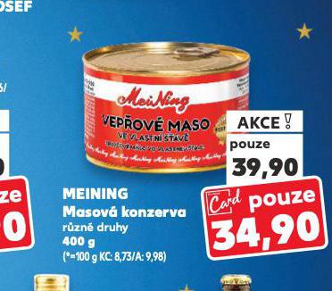 MEINING MASOVÁ KONZERVA