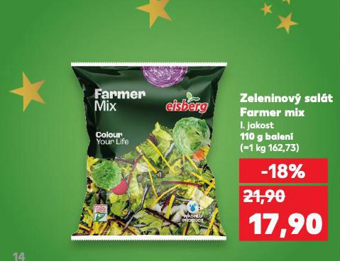 ZELENINOVÝ SALÁT FARMER MIX