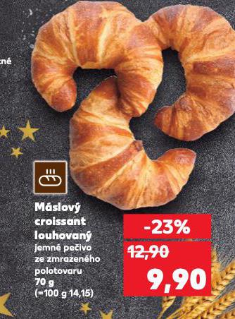 MÁSLOVÝ CROISSANT LOUHOVANÝ