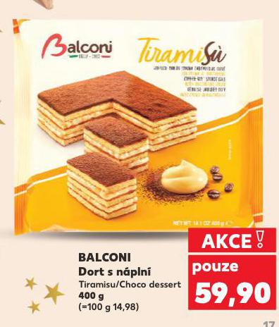 BALCONI DORT S NÁPLNÍ