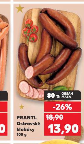 PRANTL OSTRAVSKÉ KLOBÁSY