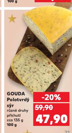 GOUDA POLOTVRDÝ SÝR