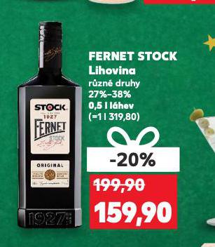 FERNET STOCK LIHOVINA