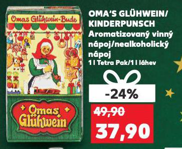 IMA'S GLÜHWEIN KINDERPUNSCH AROMATIZOVANÝ VINNÝ NÁPOJ