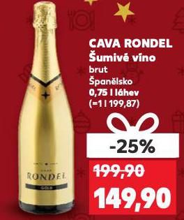 CAVA RONDEL ŠUMIVÉ VÍNO
