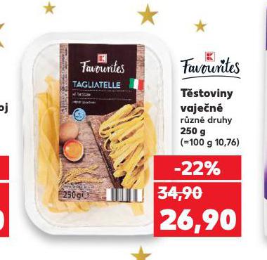 TĚSTOVINY VAJEČNÉ