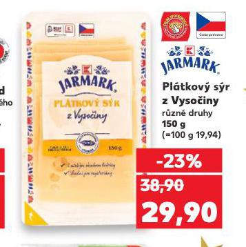 PLÁTKOVÝ SÝR Z VYSOČINY