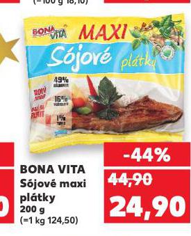 BONA VITA SÓJOVÉ MAXI PLÁTKY