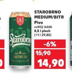 PIVO STAROBRNO MEDIUM