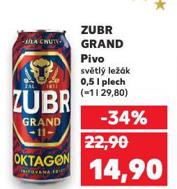 PIVO ZUBR GRAND