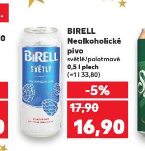 BIRELL NEALKOHOLICKÉ PIVO