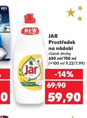 JAR PROSTŘEDEK NA MYTÍ NÁDOBÍ