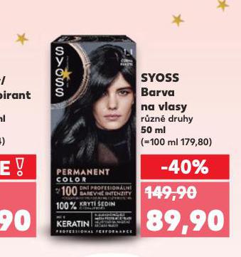 SYOSS BARVA NA VLASY