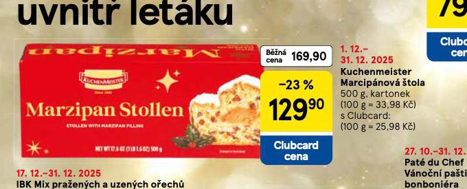 KUCHANMEISTER MARCIPÁNOVÁ ŠTOLA