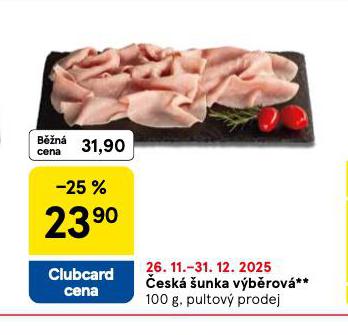 ČESKÁ ŠUNKA VÝBĚROVÁ