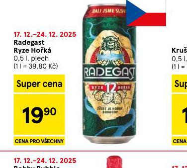 PIVO RADEGAST RYZE HO�K� 12