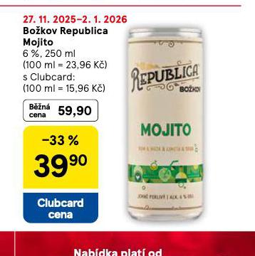 BOŽKOV REPUBLICA MOJITO