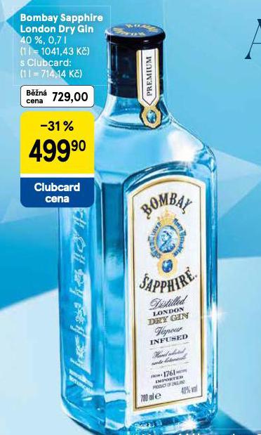 BOMBAY SAPPHIRE LONDON DRY GIN