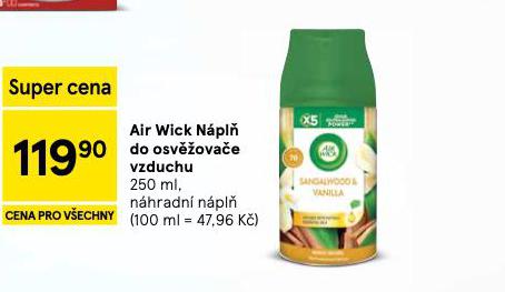 AIR WICK N�PL� DO OSV̎OVA�E VZDUCHU