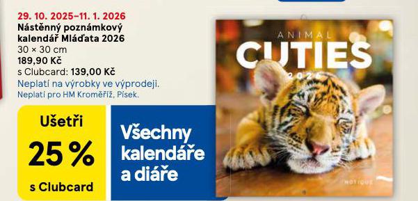 N�ST�NN� POZN�MKOV� KALEND�� ML��ATA 2026