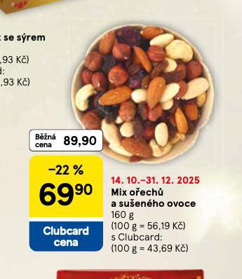 MIX O�ECH� A SU�EN�HO OVOCE