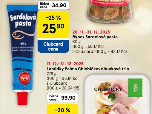 RYBEX SARDELOV� PASTA