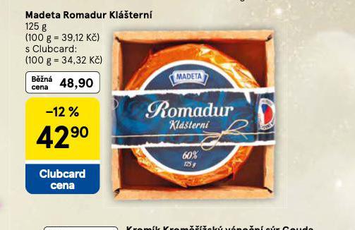 MADETA ROMADUR KL��TERN�