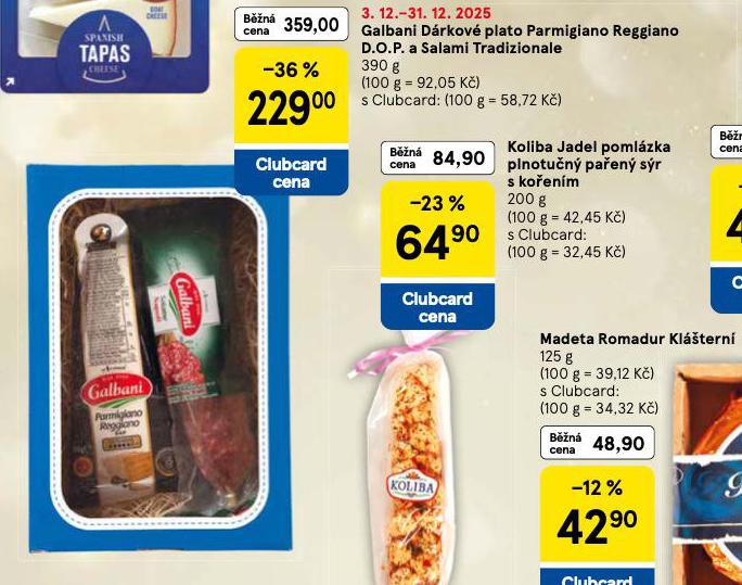 D�RKOV� PLATO PARMIGIANO REGGIANO D.O.P. A SALAMI TRADIZIONALE