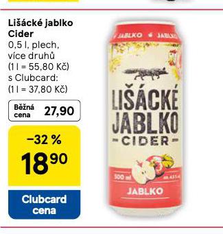 LIŠÁCKÉ JABLKO CIDER