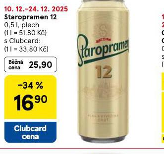 PIVO STAROPRAMEN 12