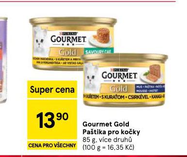 GOURMET GOLD PAŠTIKA PRO KOČKY