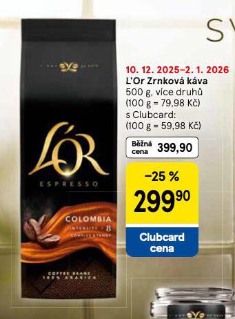 L´OR ZRNKOVÁ KÁVA