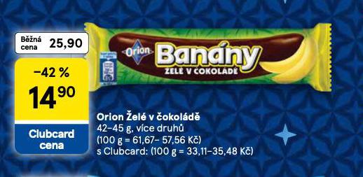 ORION ŽELÉ V ČOKOLÁDĚ