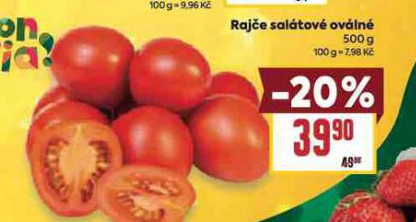 RAJČE SALÁTOVÉ OVÁLNÉ