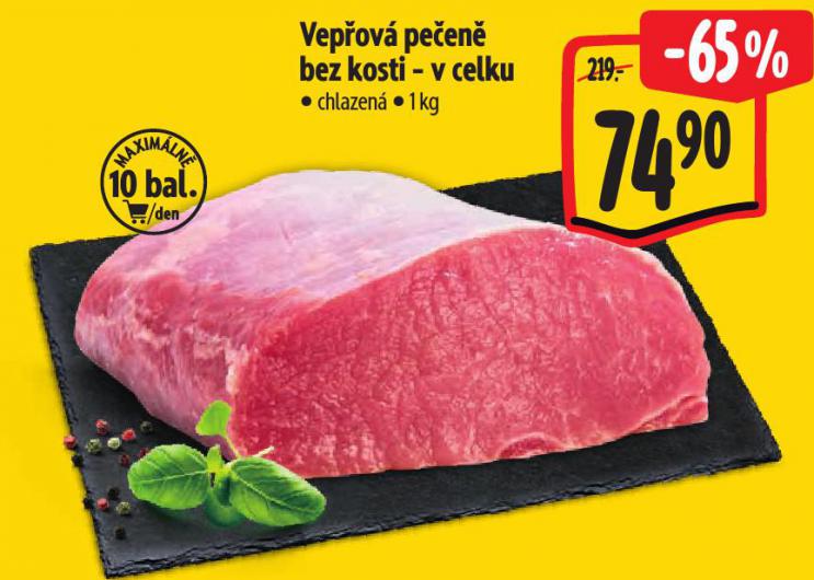 VEPŘOVÁ PEČENĚ BEZ KOSTI