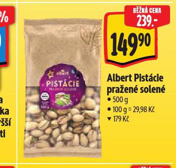 PISTÁCIE PRAŽENÉ SOLENÉ
