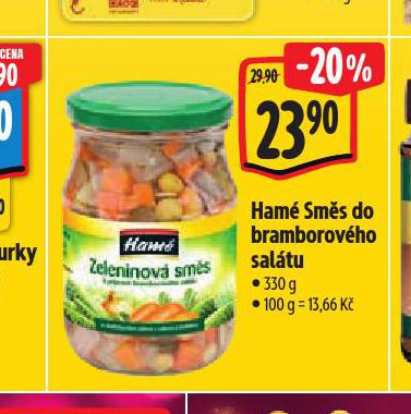 HAMÉ SMĚS DO BRAMBOROVÉHO SALÁTU