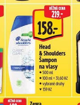 HEAD & SHOULDERS ŠAMPON NA VLASY