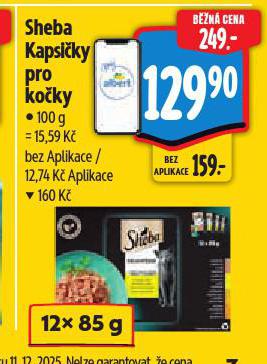 SHEBA KAPSIČKY PRO KOČKY