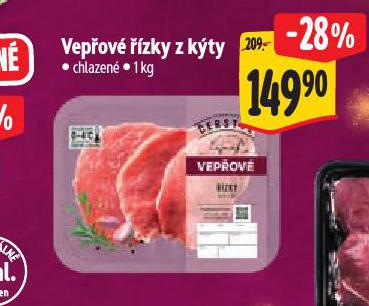 VEPŘOVÉ ŘÍZKY Z KÝTY