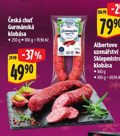 GURMÁNSKÁ KLOBÁSA